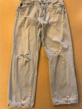 KanCan Light Blue Distressed Boyfriend Jeans